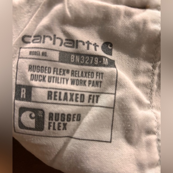 COPY - Carhartt Men's Tan Work Pants 36x34
Rugged Flex Relaxed Fit 
Model BN327… - Picture 5 of 7